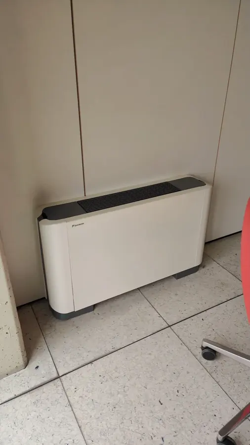 Ventilconvettori installati negli uffici